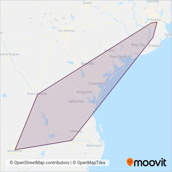 Greyhound-us coverage area map
