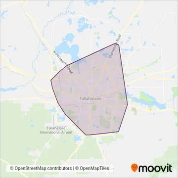StarMetro coverage area map
