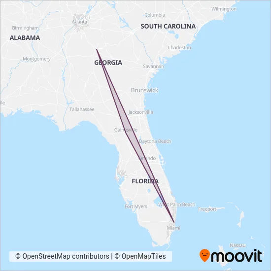 FlixBus-us coverage area map