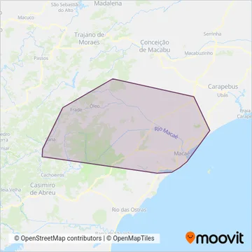SIT Macaé coverage area map