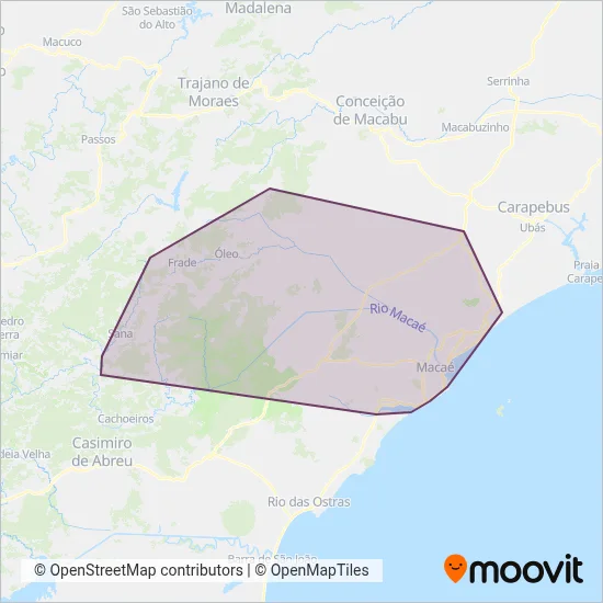 SIT Macaé coverage area map