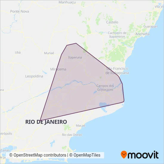 Brasil S/A Transporte coverage area map