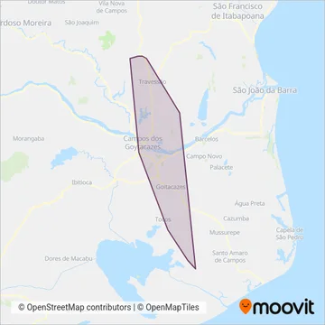 Consórcio Planície coverage area map