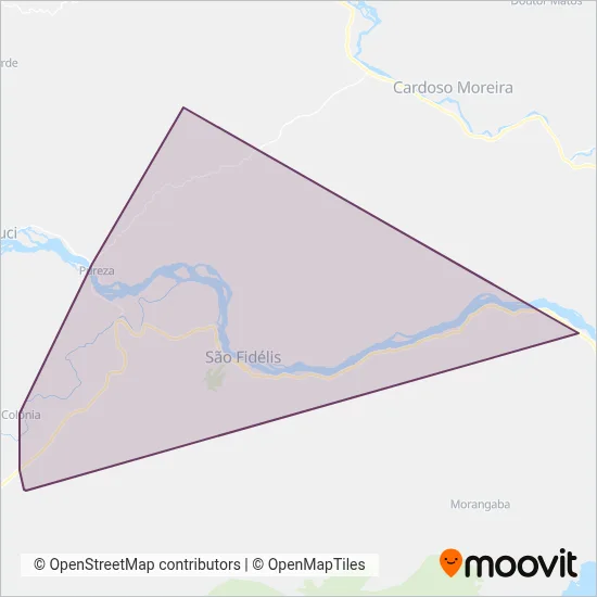 Expresso Fidelense coverage area map