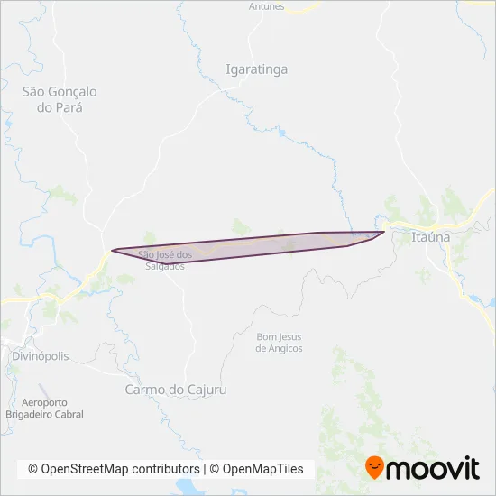 Empresa Irmãos Teixeira coverage area map