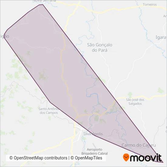 Braulino F. Oliveira coverage area map