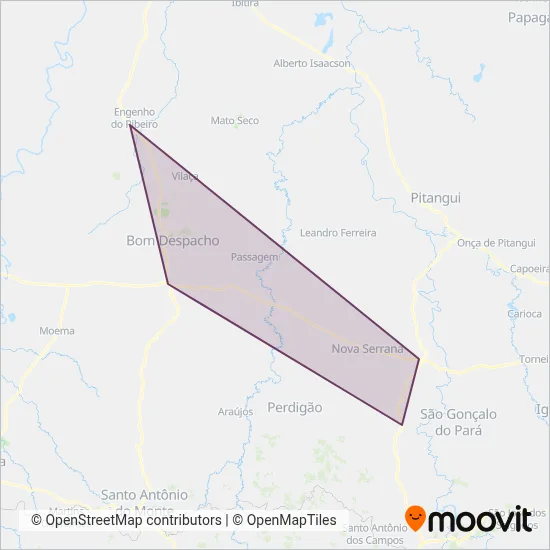 SM Transporte Coletivo coverage area map