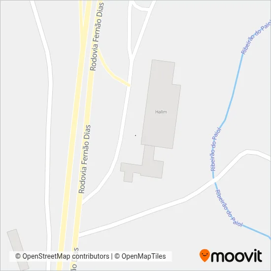 Auto Viação Oliveira coverage area map