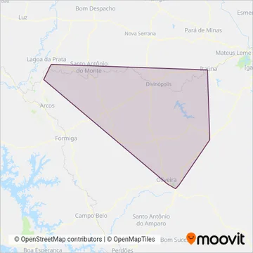 Saritur coverage area map