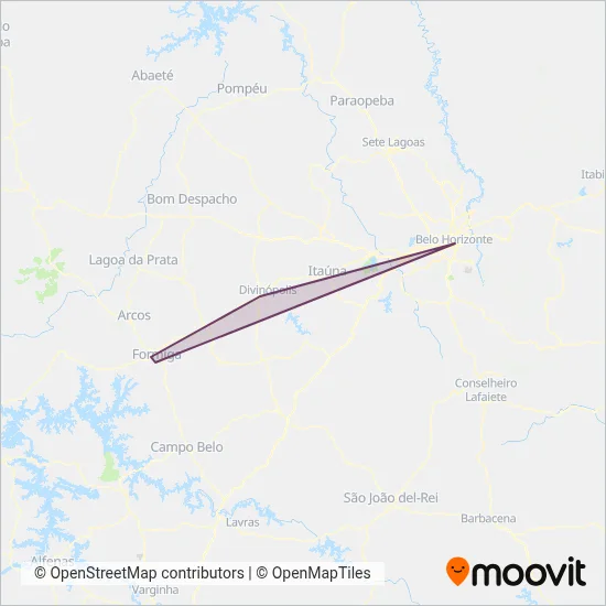 SantaFé Transportes coverage area map
