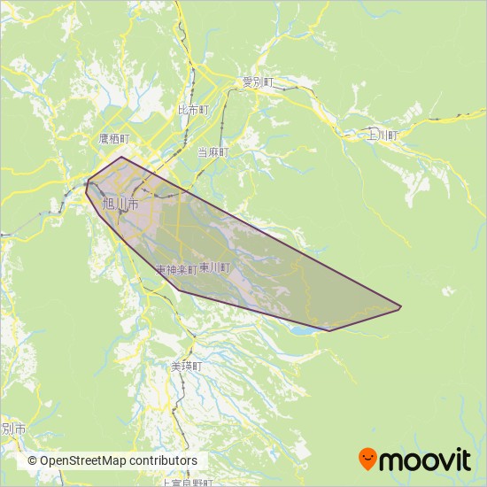 旭川電気軌道 Bus Routes Bus Times And Schedule In Hokkaido