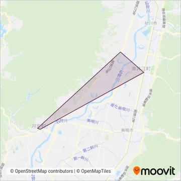 浦臼町コミュニティ coverage area map