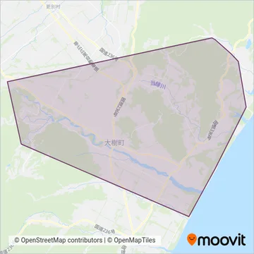 Taiki Town Community coverage area map