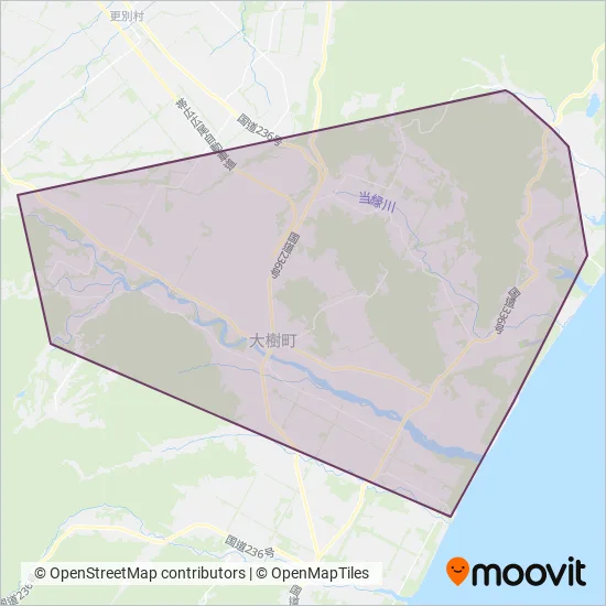 大樹町コミュニティ coverage area map