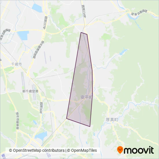 安平町コミュニティ coverage area map
