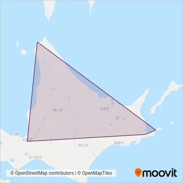 Hokuto Transit coverage area map