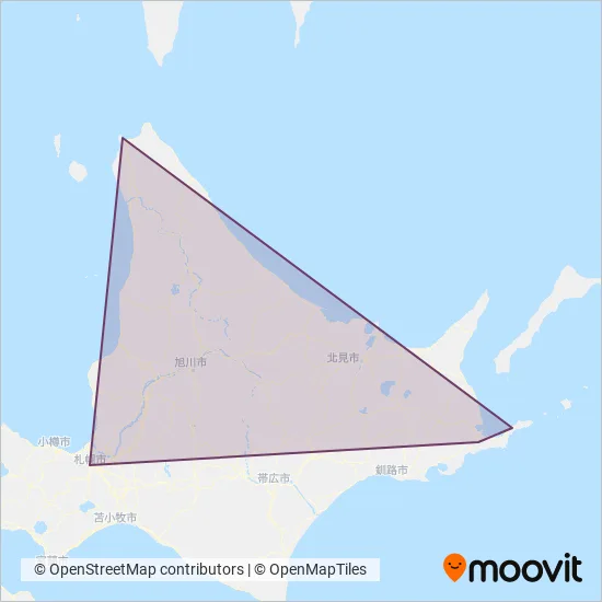 北都交通 coverage area map