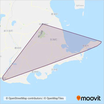 根室交通 coverage area map