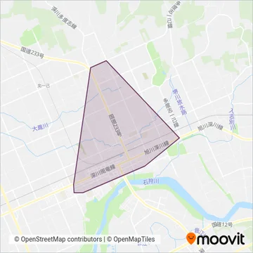 Fukagawa Community coverage area map