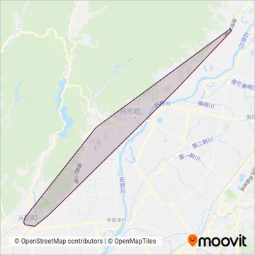 Tsukigata Town Community coverage area map