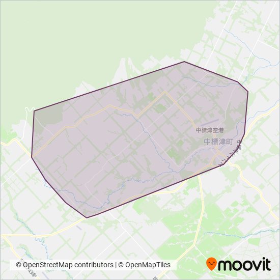 中標津町コミュニティ coverage area map