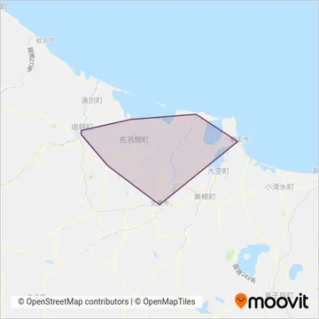 Saroma Town Community coverage area map