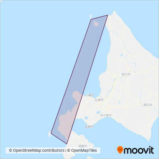 ハートランドフェリー coverage area map