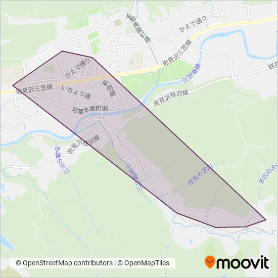 三笠市コミュニティ coverage area map