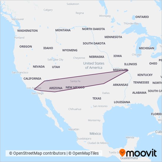 Greyhound-us coverage area map