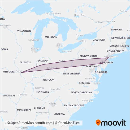 Greyhound-us coverage area map
