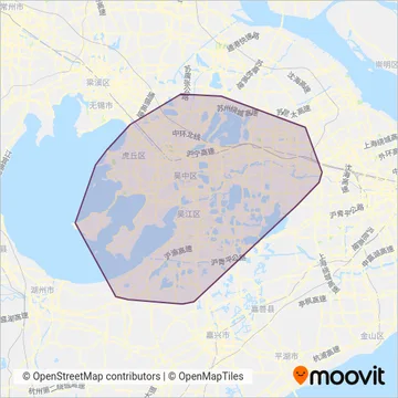 苏州公交 coverage area map