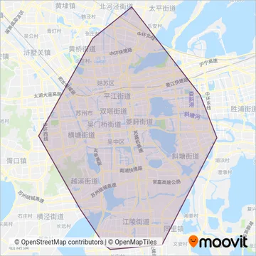 苏州地铁 coverage area map