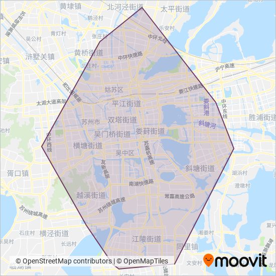苏州地铁 coverage area map