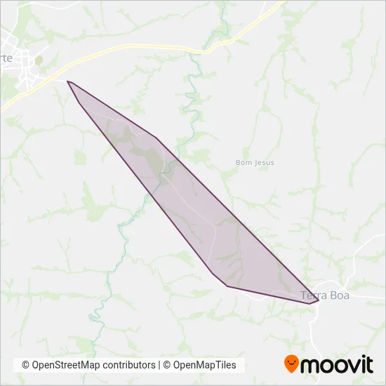 SS Turismo (Metropolitano) coverage area map