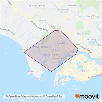 Causeway Link coverage area map