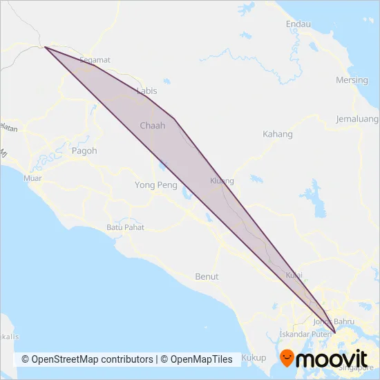 KTM coverage area map