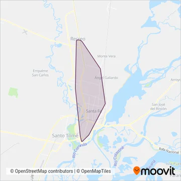 Empresa Recreo coverage area map