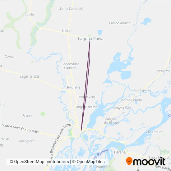 Empresa Monte Vera S.R.L coverage area map