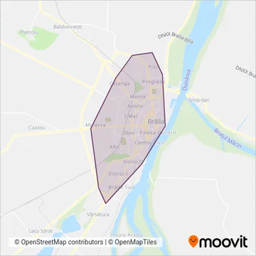Braicar (Bus) coverage area map