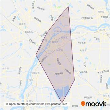 南京地铁 coverage area map