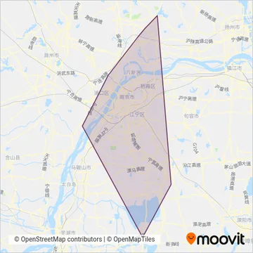 南京地铁 coverage area map