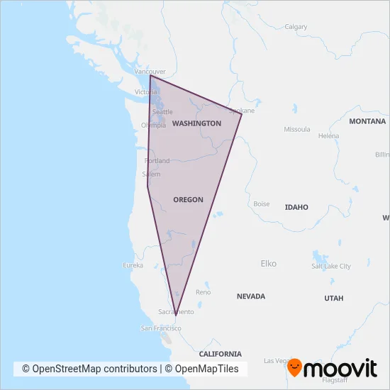 FlixBus-us coverage area map