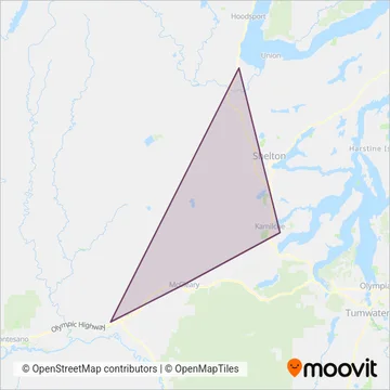 Squaxin Island Transit coverage area map