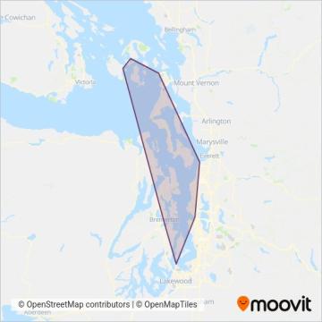 WSDOT coverage area map