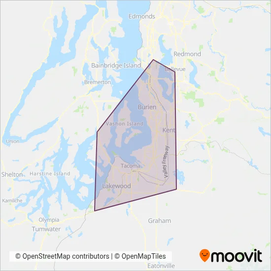 ST coverage area map