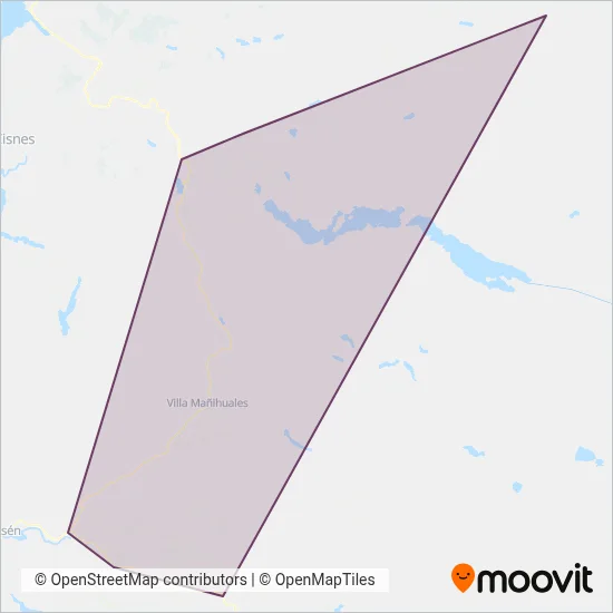 TRANSPORTES JOSE ARANDA HUICHALAO EIRL coverage area map