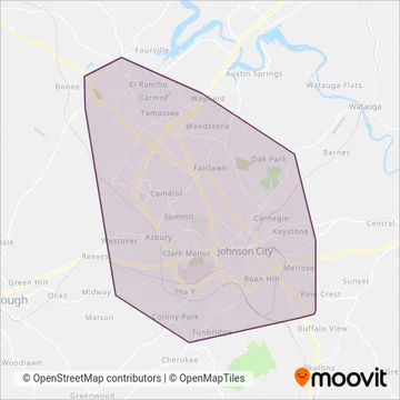 JCT coverage area map