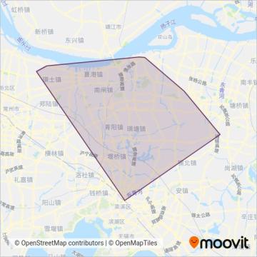 江阴公交 coverage area map