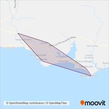 Mapa del área de cobertura de Micro Ltda