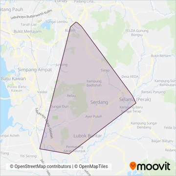 Maraliner coverage area map